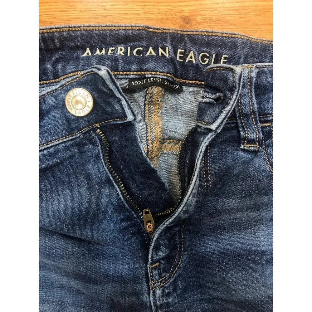 American Eagle Outfitters Next Level Stretch Hi Rise Jegging Size 4 Long